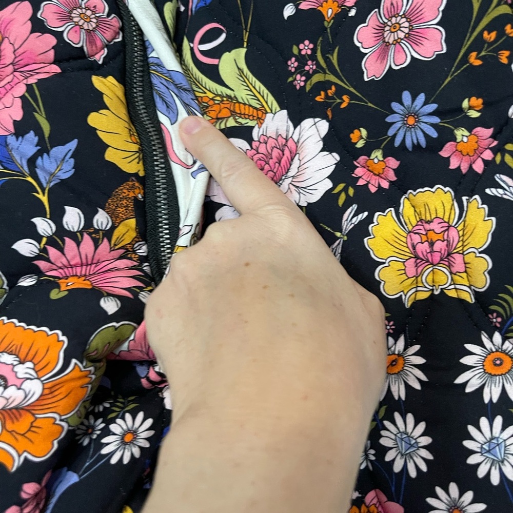 Quilted Jacket in Viscose by Never Fully Dressed. - Picture 3 of 10
